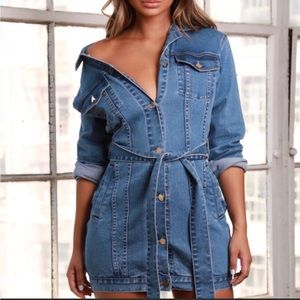 Oh Polly Denim Dress
